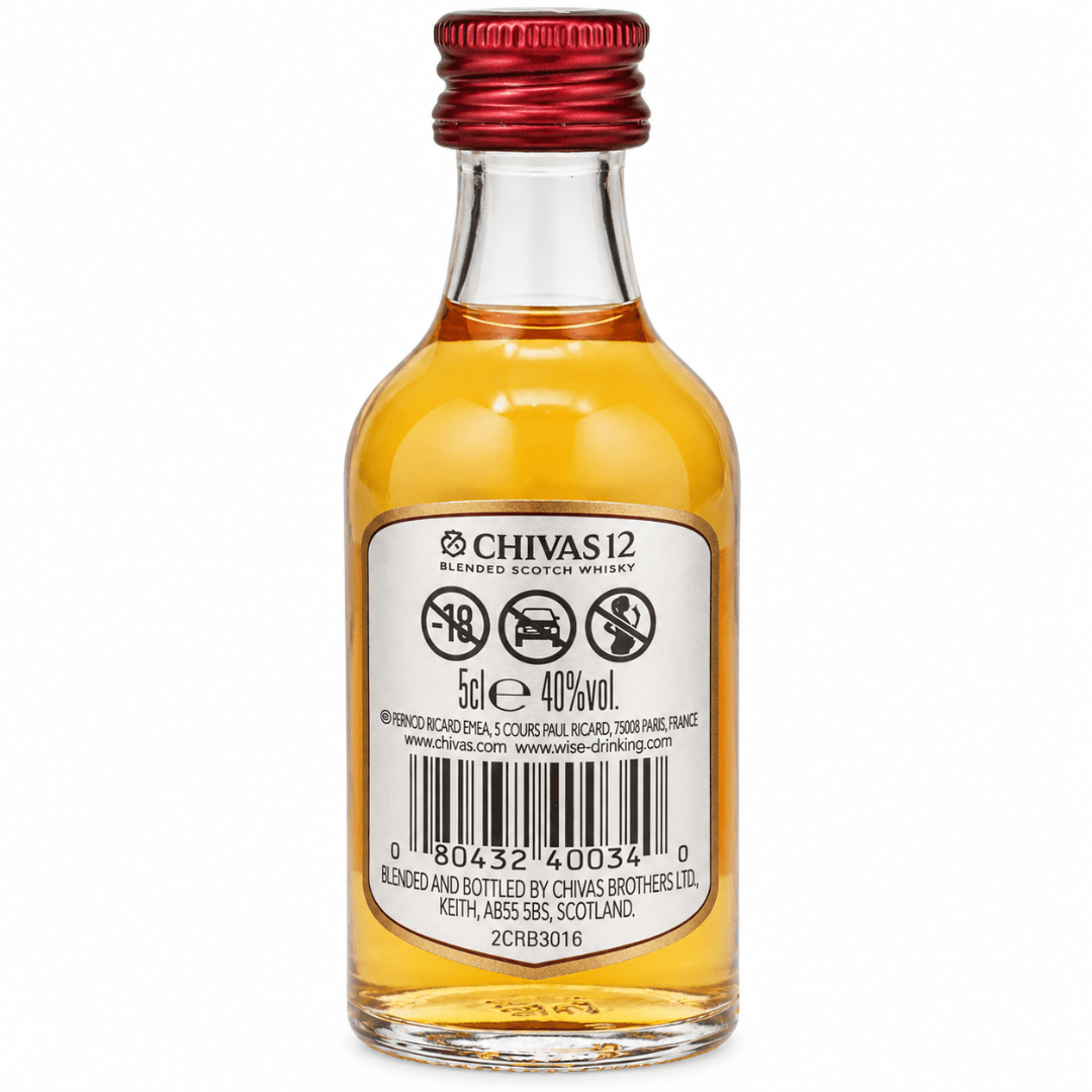 Chivas Regal 12 Jahre Miniatur 5 cl 40 % Vol. - TwentyFourParty
