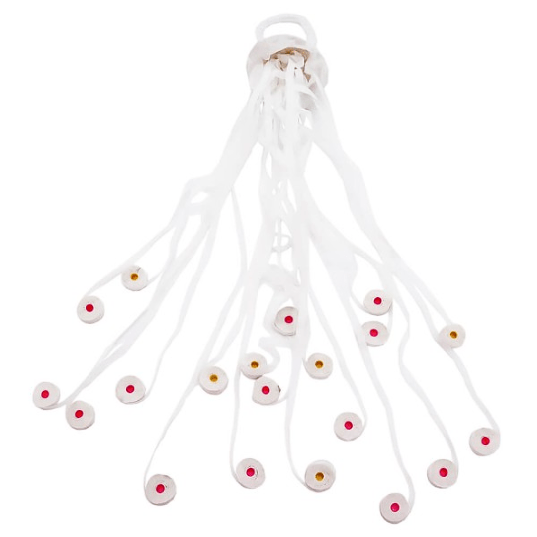 Confetti Balls, Weiße Streamer - TwentyFourParty