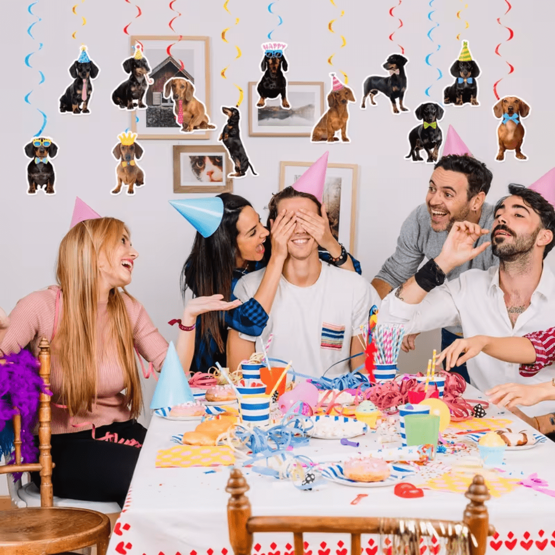 Dackel Hänge Spiralen - TwentyFourParty