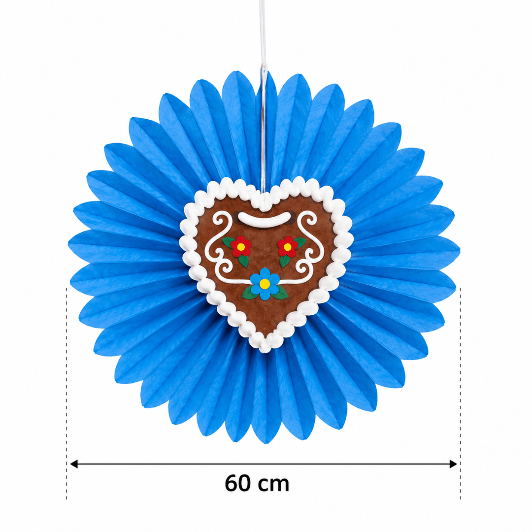 Dekofächer Lebkuchenherz 60 cm - TwentyFourParty