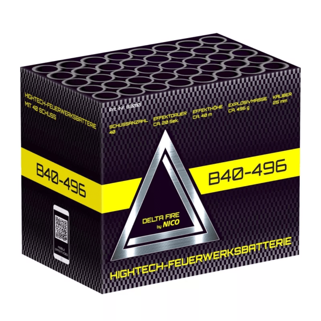 Delta Fire B40 - 496, 40 Schuss - TwentyFourParty