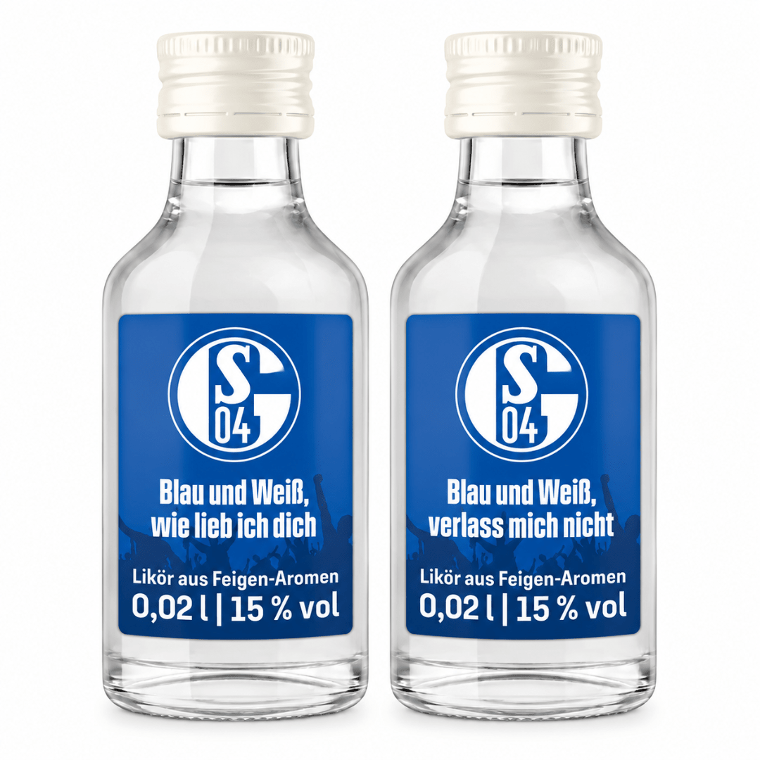 Der 12. Mann Schalke 04 Box mit 10 Feigenlikör Shots - TwentyFourParty