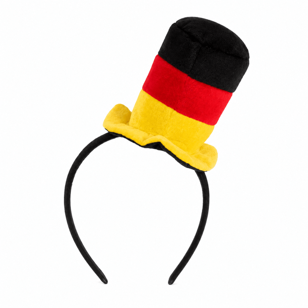 Deutschland Fan Haarreif mit Zylinder - TwentyFourParty