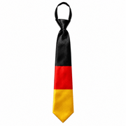 Deutschland Fan Krawatte Schwarz Rot Gold - TwentyFourParty
