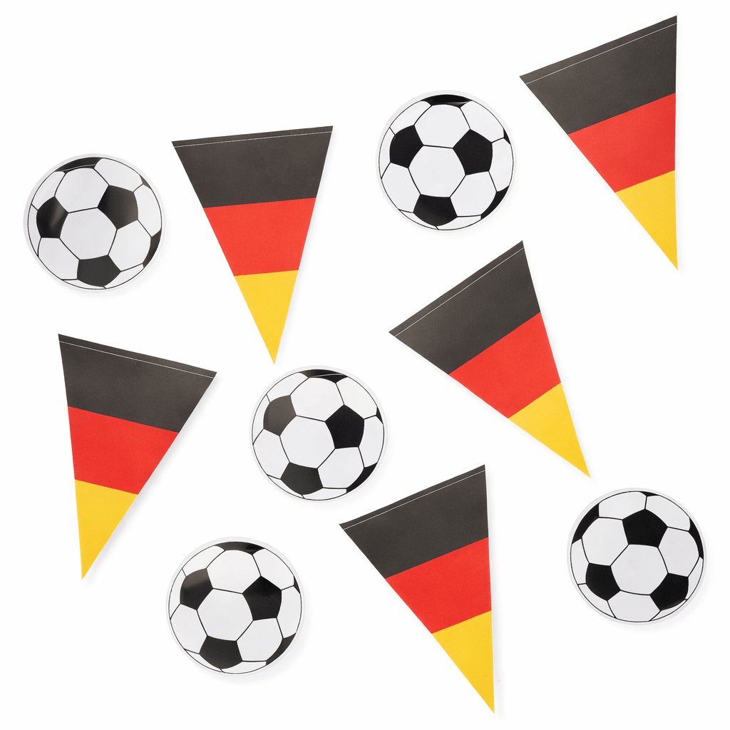 Deutschland Flaggenkette Papier 3 m - TwentyFourParty