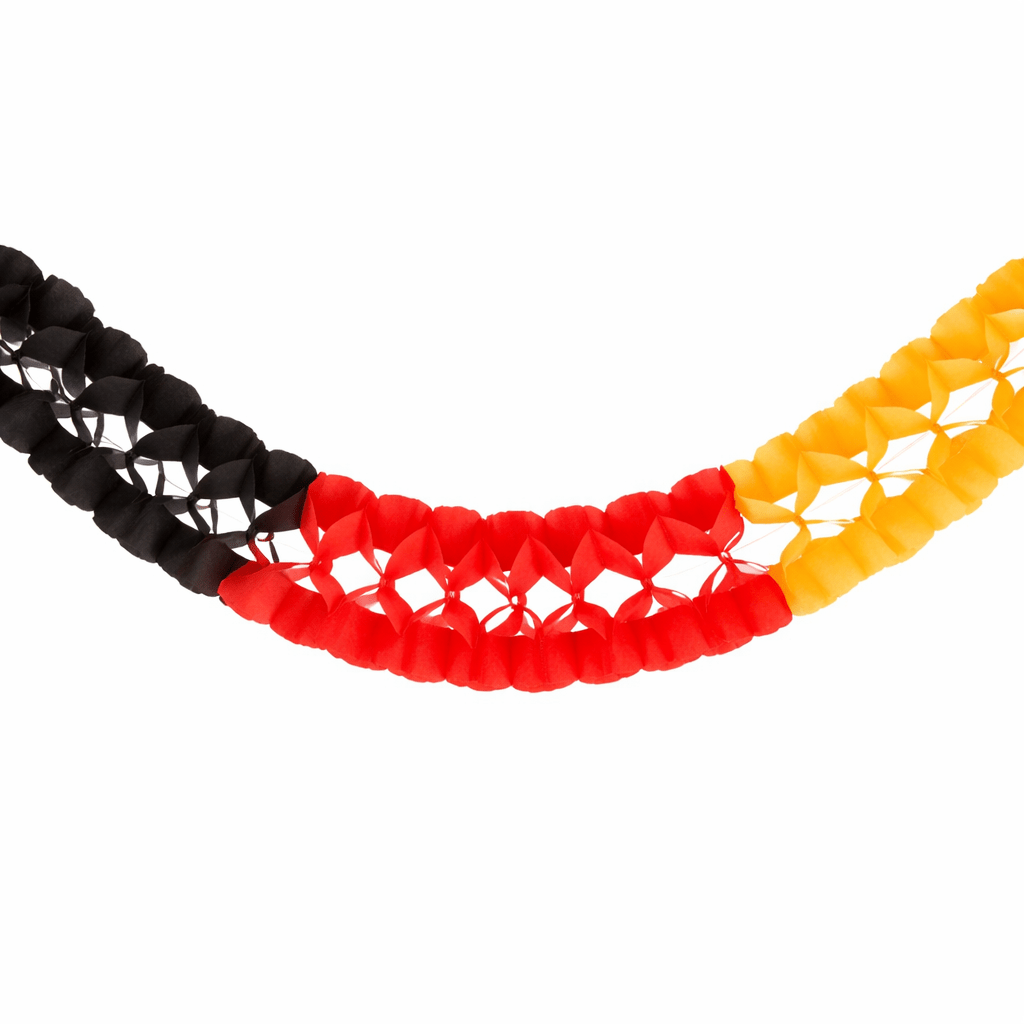 Deutschland Großraumgirlande Ø 24 cm 10 m - TwentyFourParty