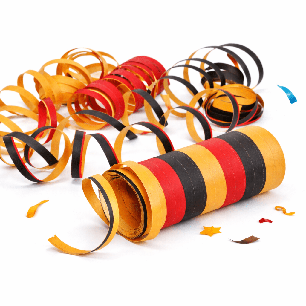 Deutschland Luftschlangen 4 m - TwentyFourParty