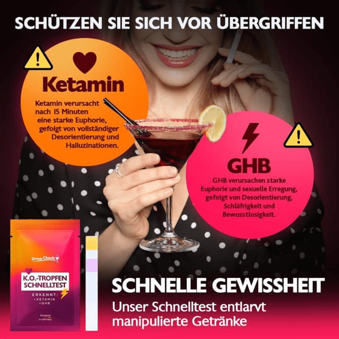 DrinkCheck K.O. Tropfen Schnelltest - TwentyFourParty
