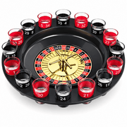 Drinking Roulette Trinkspiel mit 16 Shotgläsern - TwentyFourParty
