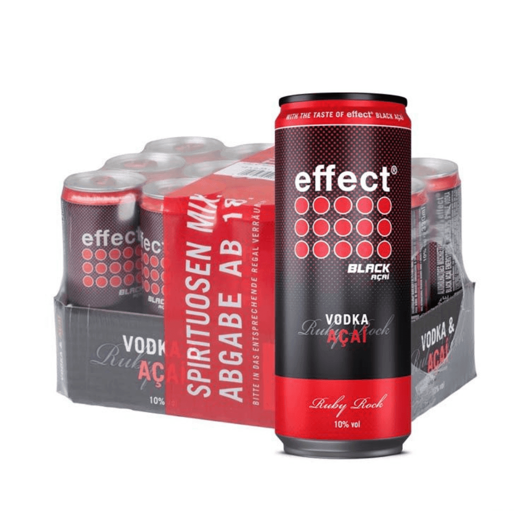 effect® Black Açai + 9 MILE Vodka Dose 0,33L - TwentyFourParty
