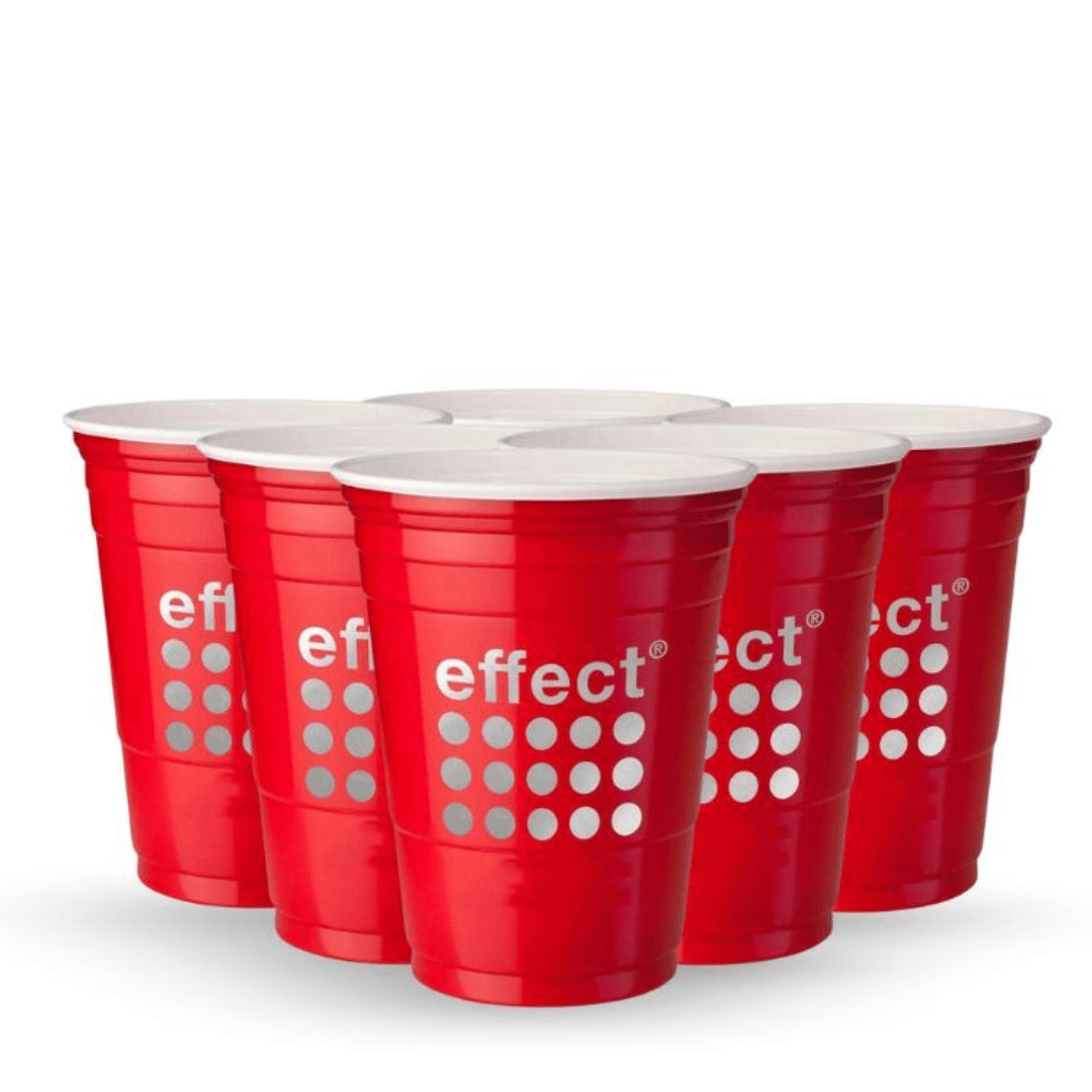 effect® Hard Red Cup - TwentyFourParty