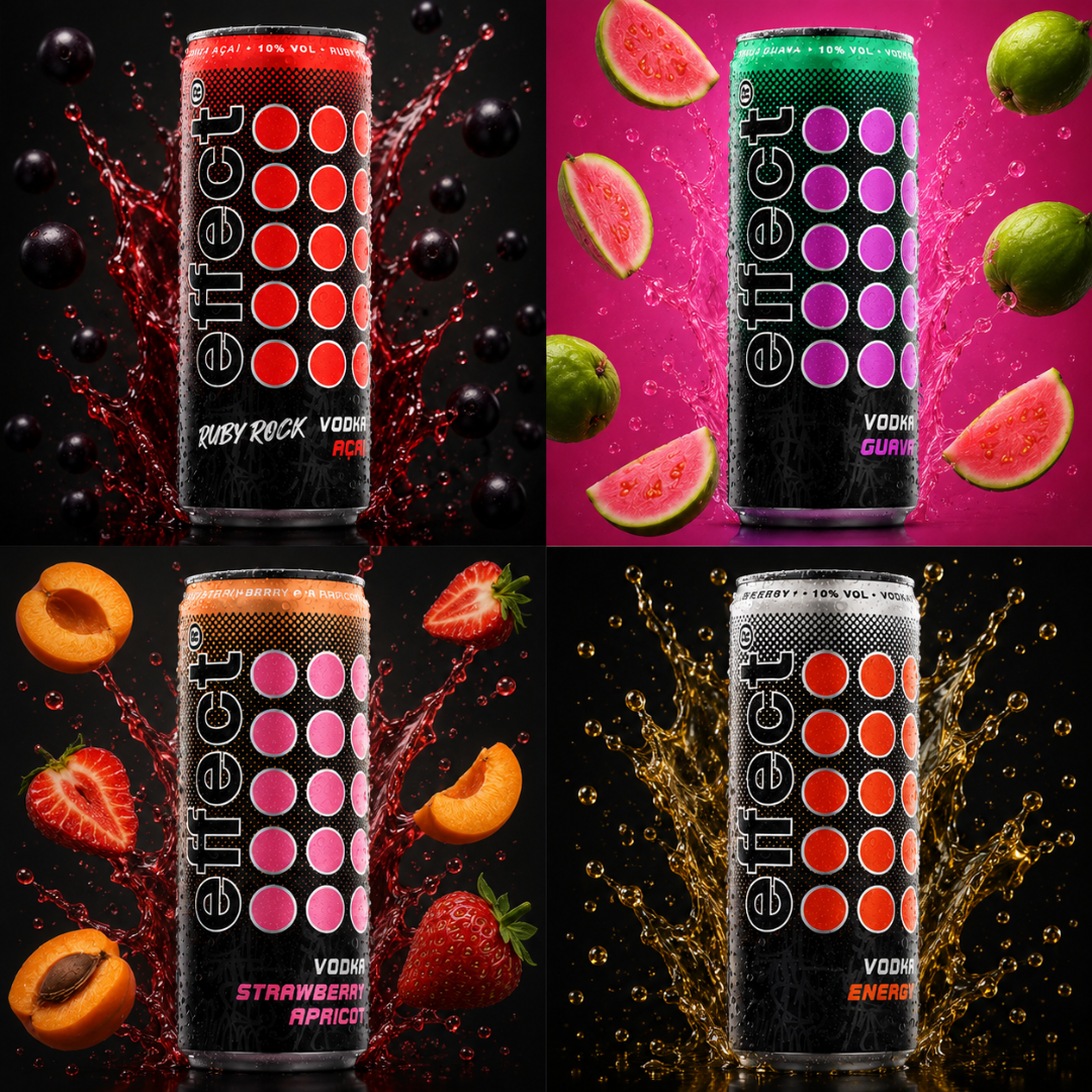 effect® RTD Mix Bundle – 12 Dosen + Gratis Brille - TwentyFourParty