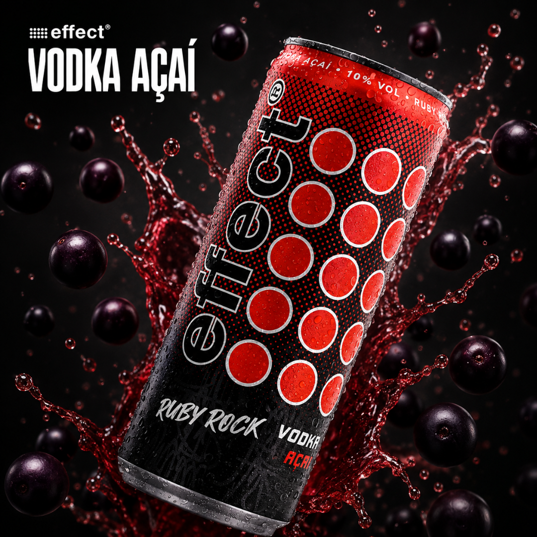 effect® Black Açai + 9 MILE Vodka Dose 0,33L