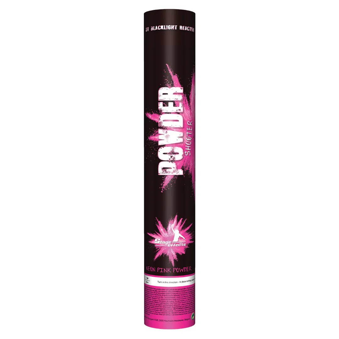 Elektrische Pulverkanone 40 cm Pink - TwentyFourParty