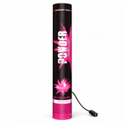 Elektrische Pulverkanone 40 cm Pink - TwentyFourParty