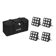 EUROLITE Set 4x LED Party Panel RGB+UV + Soft - Bag - TwentyFourParty