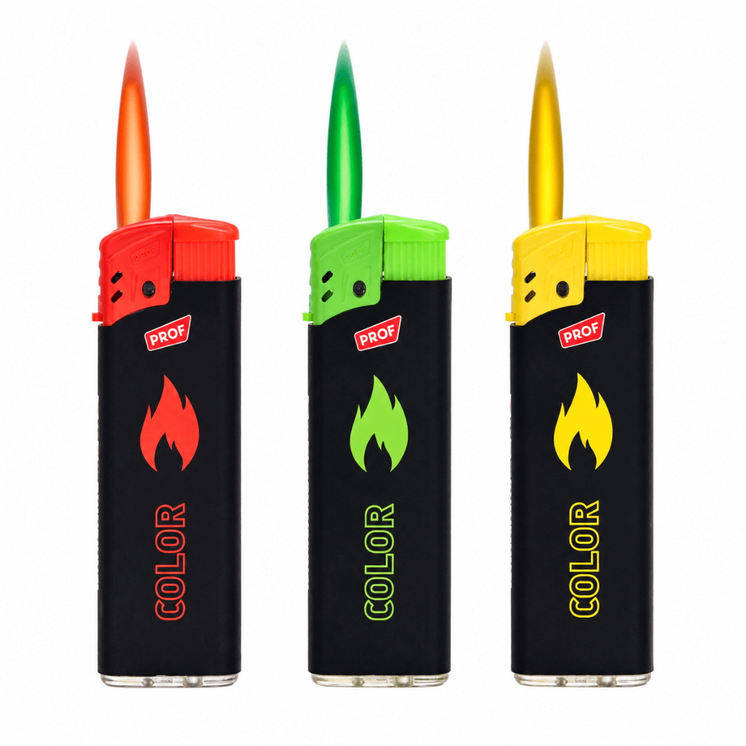 Feuerzeug farbliche Flamme - TwentyFourParty