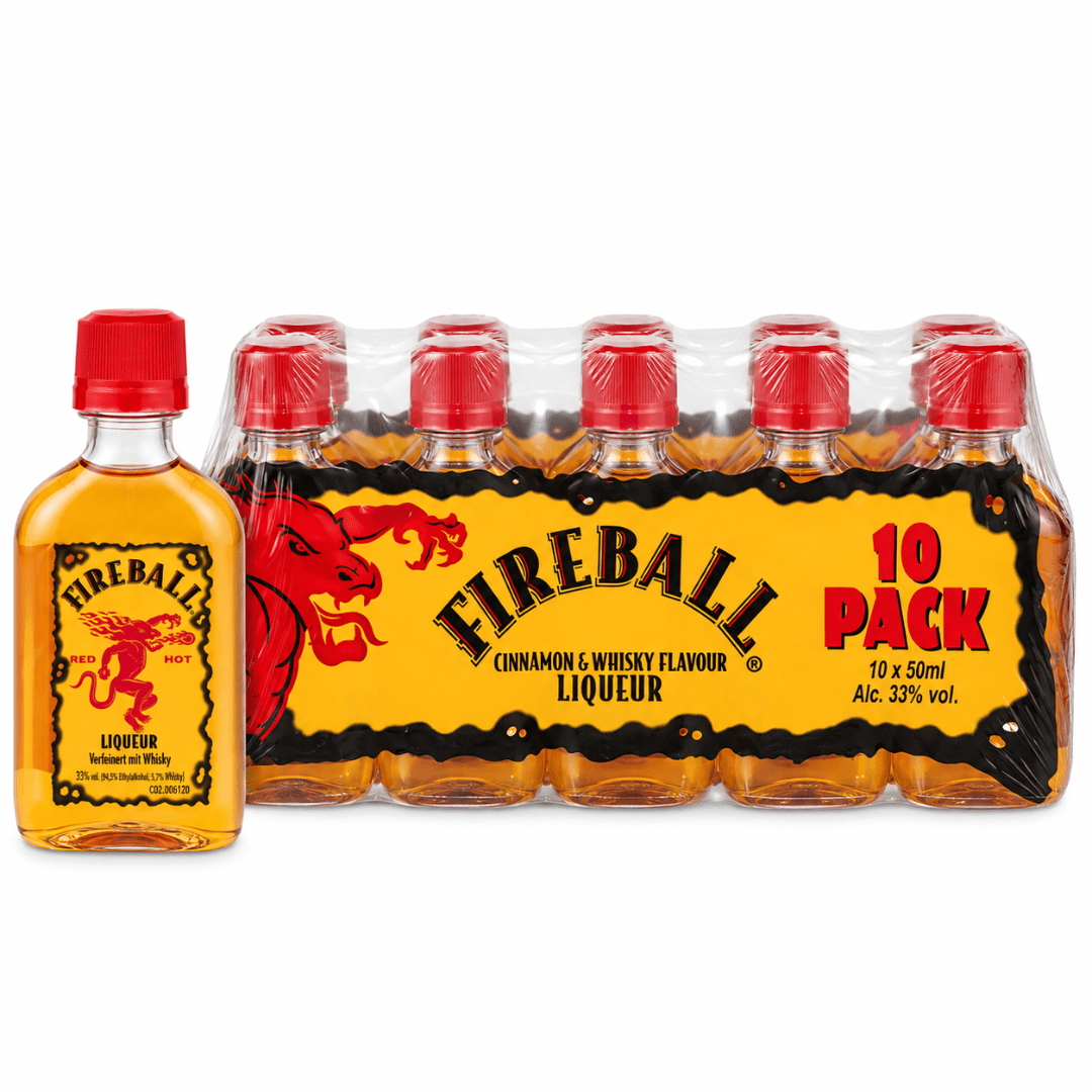 Fireball Whisky Zimt Likör Mini PET 0,05 l - TwentyFourParty