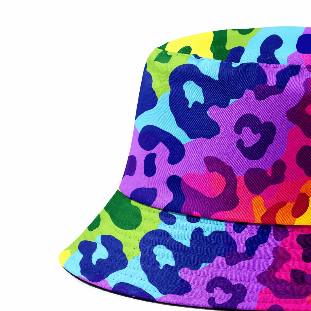 Fischerhut Leo Multi Colour – Wendbarer Bucket Hat - TwentyFourParty