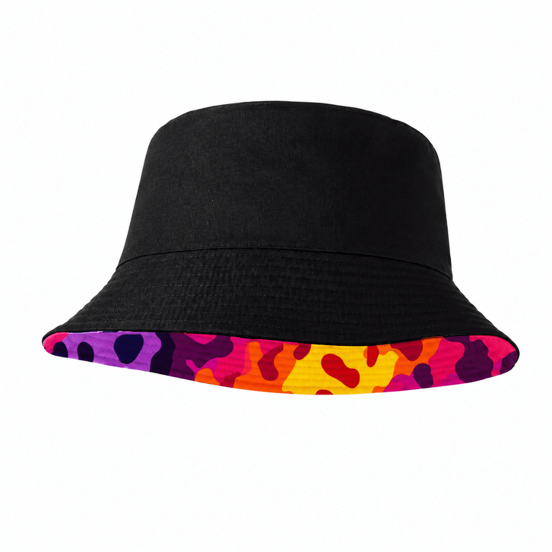 Fischerhut Leo Multi Colour – Wendbarer Bucket Hat - TwentyFourParty