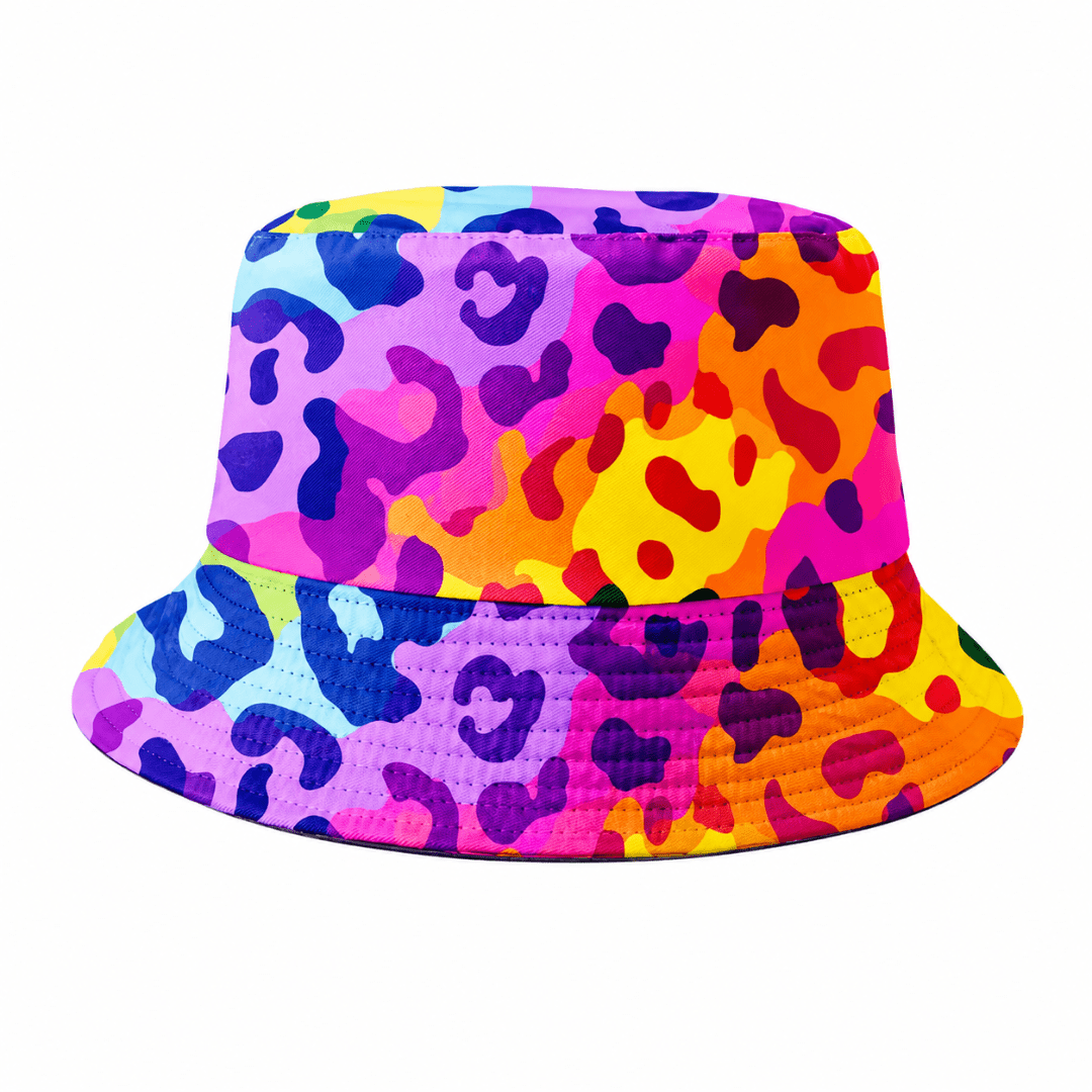 Fischerhut Leo Multi Colour – Wendbarer Bucket Hat - TwentyFourParty