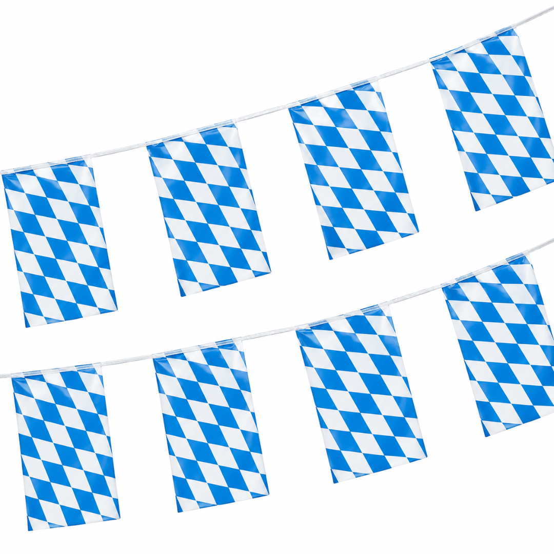 Flaggenkette Bayrische Raute 10 m - TwentyFourParty