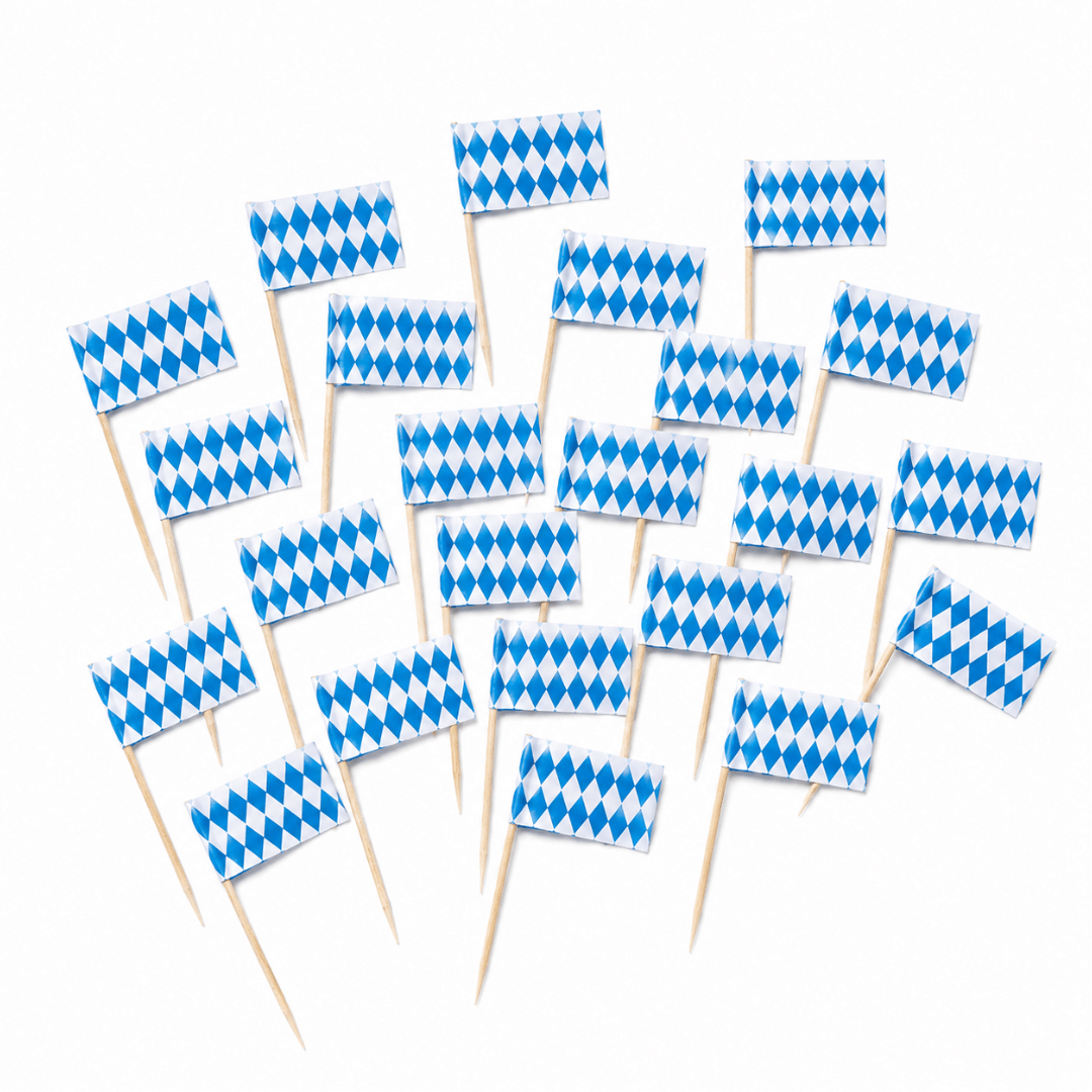 Flaggenpicker Bayrische Raute 50 Stück - TwentyFourParty