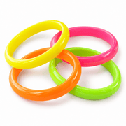 Fluoreszierende Neon Armbänder 4 Stück - TwentyFourParty