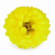 Fluoreszierende Neon Haarblume Gelb mit Clip - TwentyFourParty