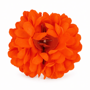 Fluoreszierende Neon Haarblume Orange mit Clip - TwentyFourParty