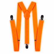 Fluoreszierende Neon Hosenträger Orange - TwentyFourParty