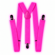 Fluoreszierende Neon Hosenträger Pink - TwentyFourParty