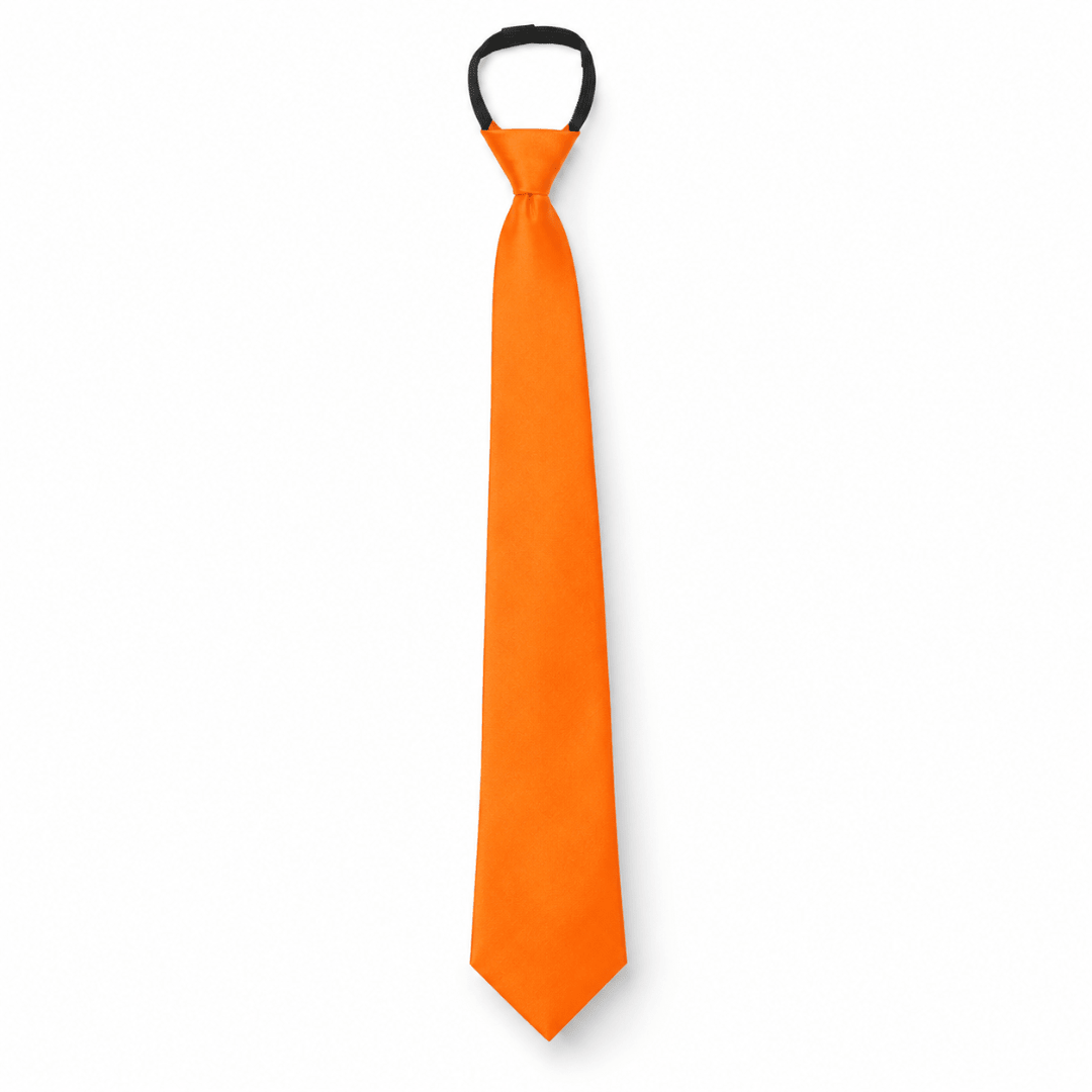 Fluoreszierende Neon Krawatte Orange - TwentyFourParty