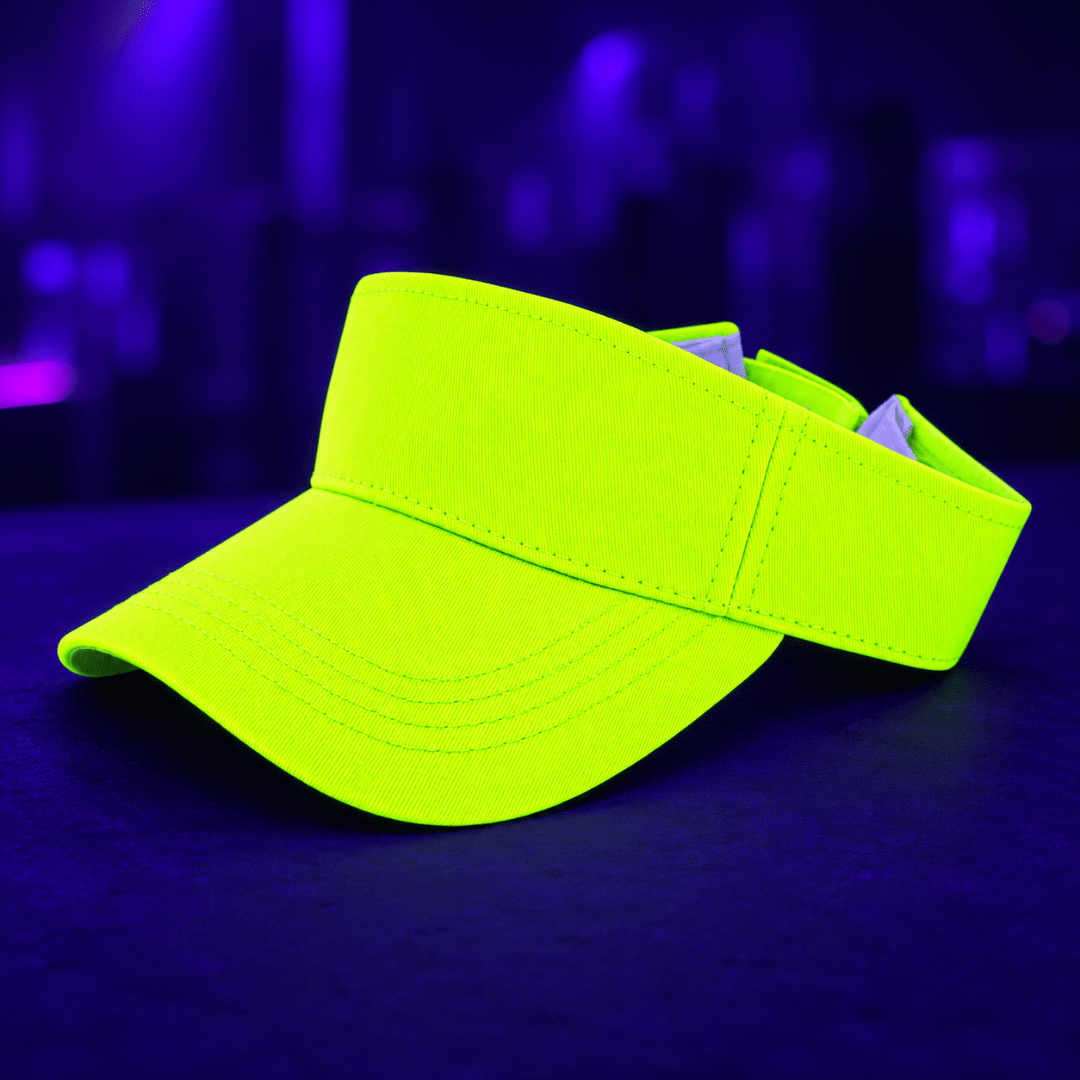 Fluoreszierende Neon Sonnenblende Gelb - TwentyFourParty