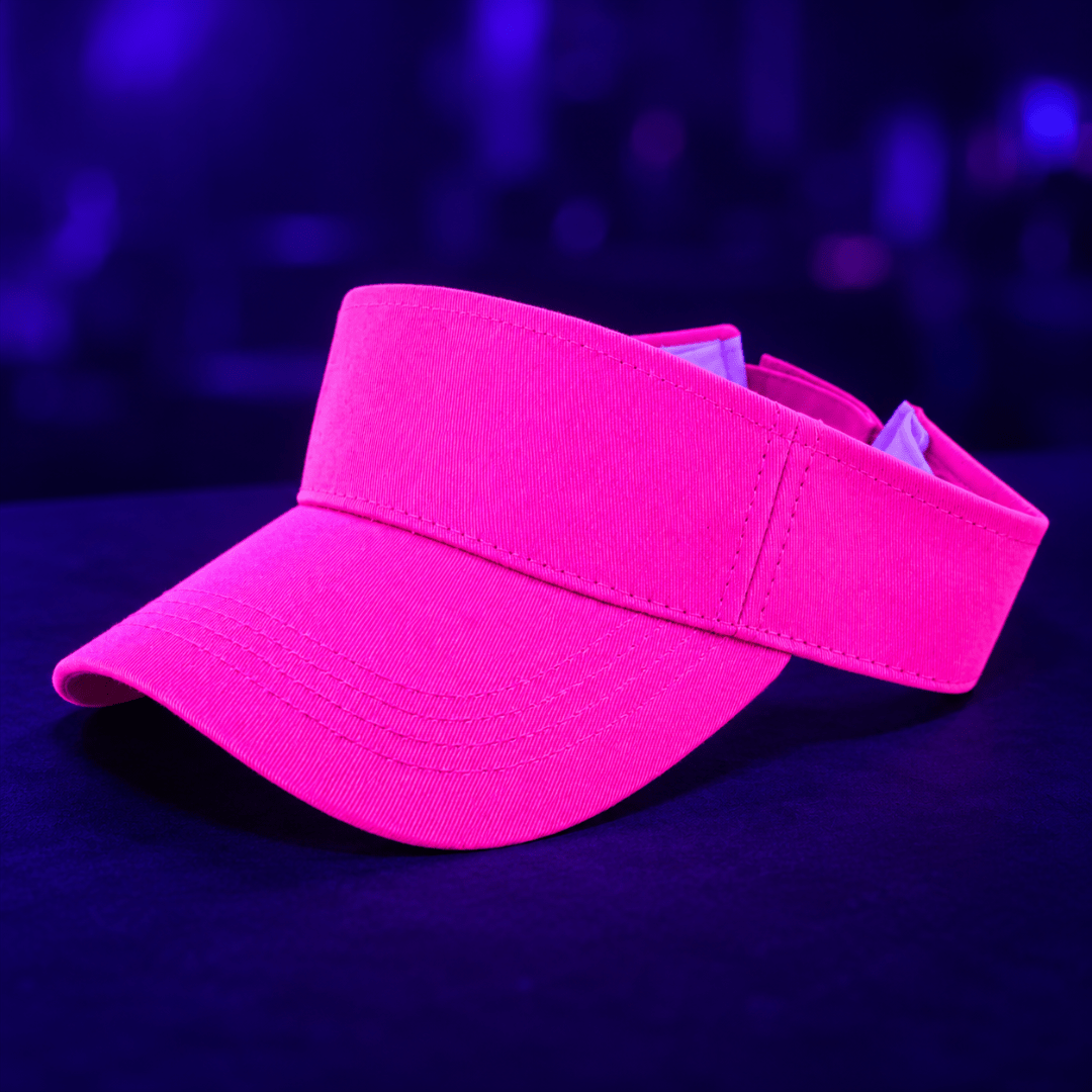 Fluoreszierende Neon Sonnenblende Pink - TwentyFourParty