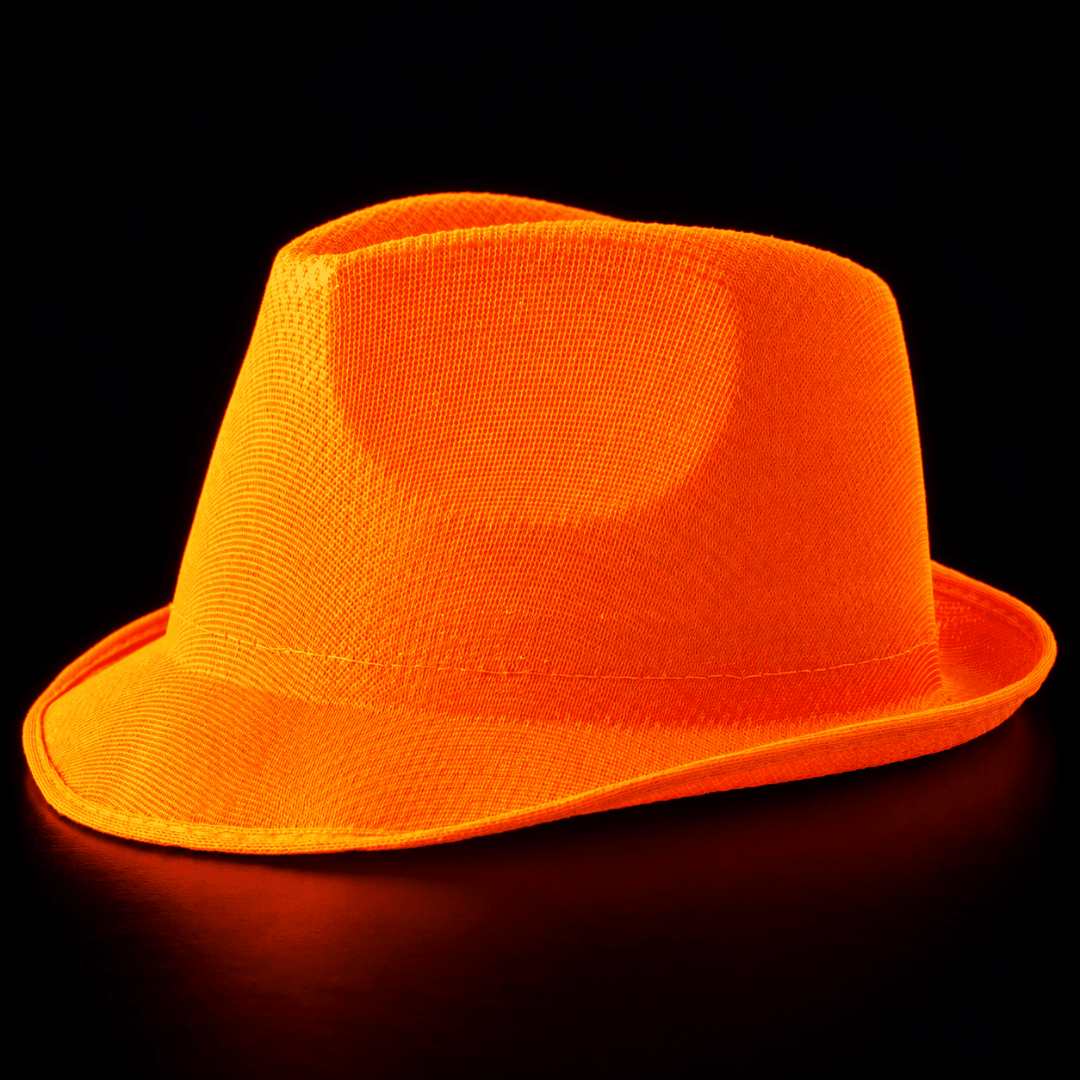 Fluoreszierender Neon Hut Orange - TwentyFourParty