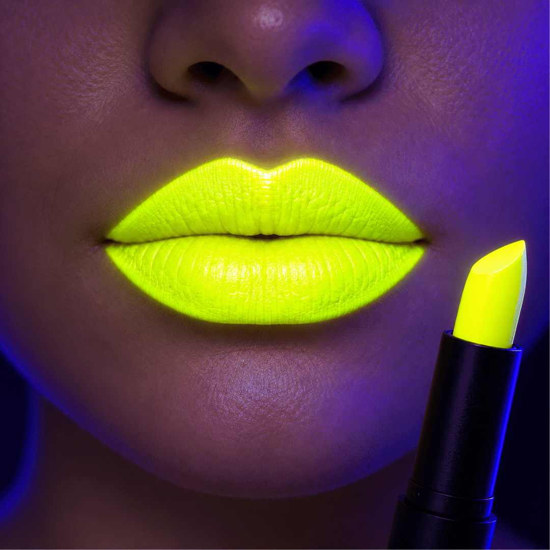 Fluoreszierender Neon Lippenstift Gelb - TwentyFourParty