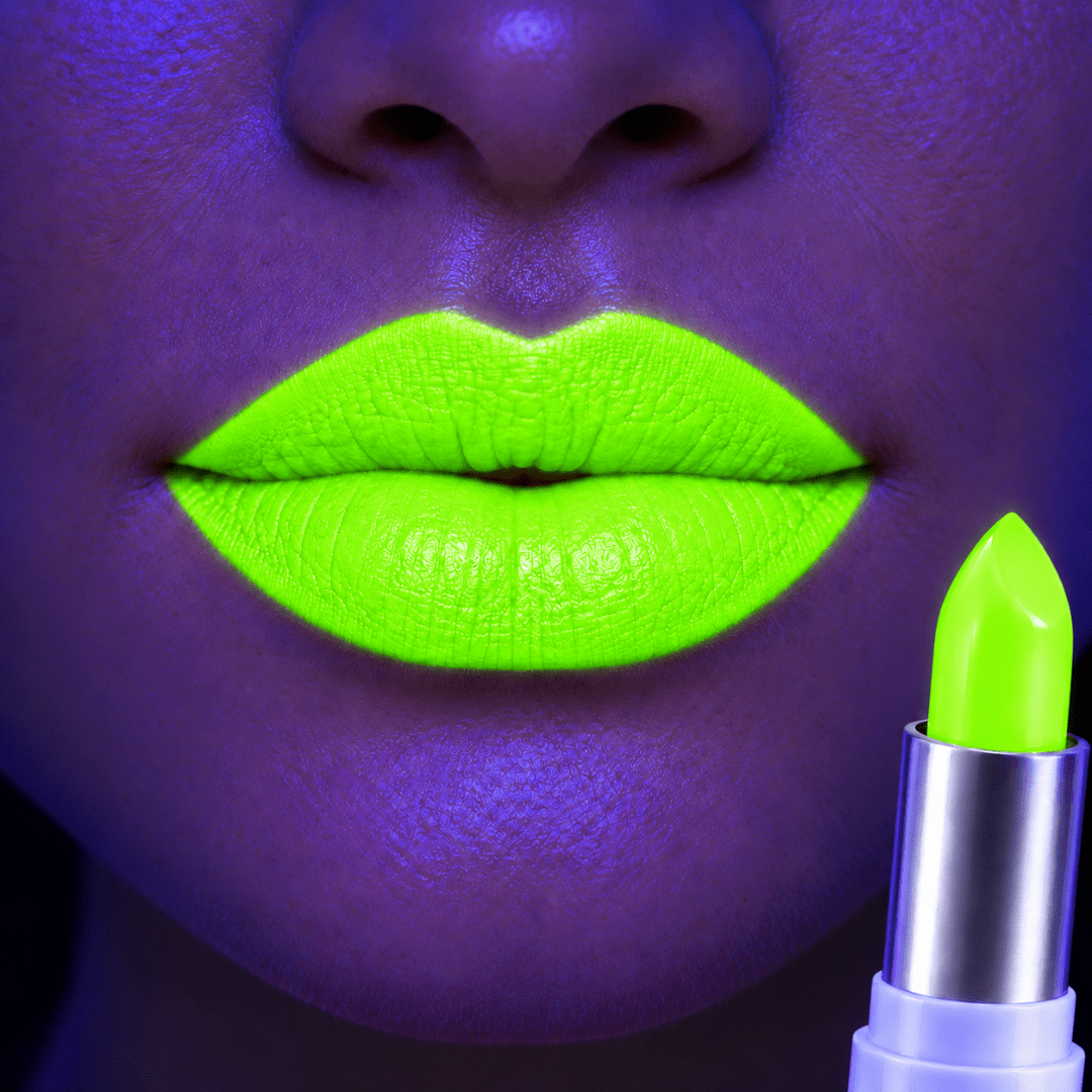 Fluoreszierender Neon Lippenstift Grün - TwentyFourParty