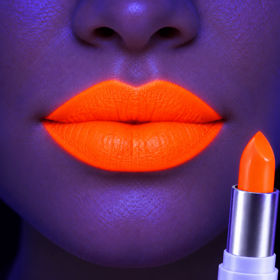 Fluoreszierender Neon Lippenstift Orange - TwentyFourParty