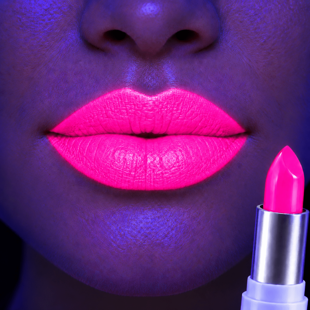 Fluoreszierender Neon Lippenstift Pink - TwentyFourParty