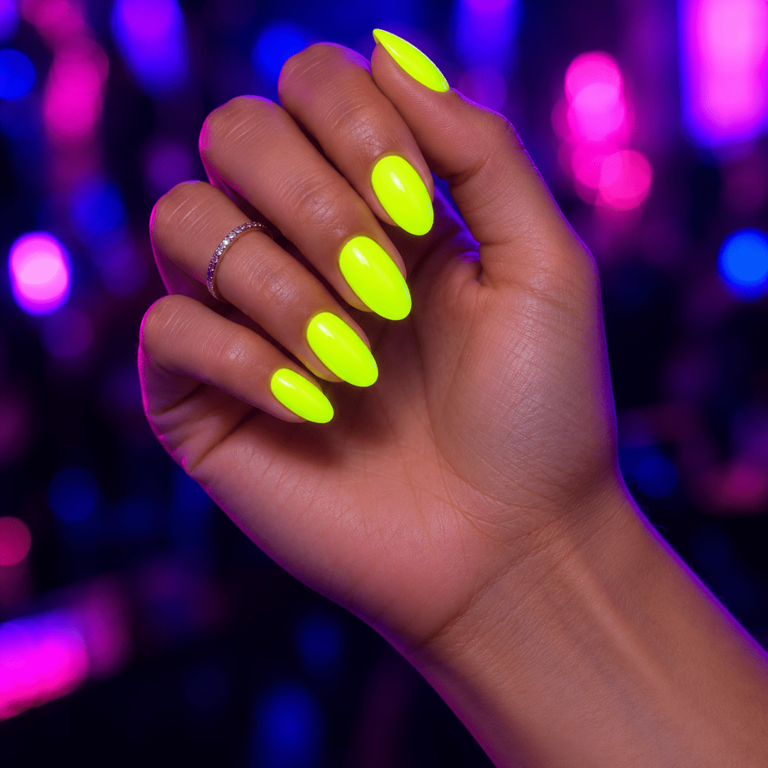 Fluoreszierender Neon Nagellack Gelb - TwentyFourParty