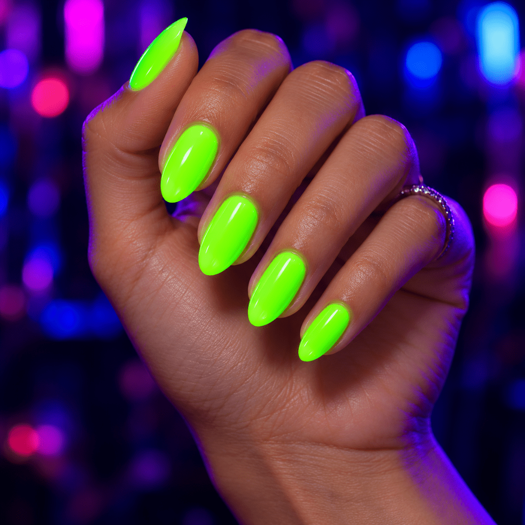 Fluoreszierender Neon Nagellack Grün - TwentyFourParty
