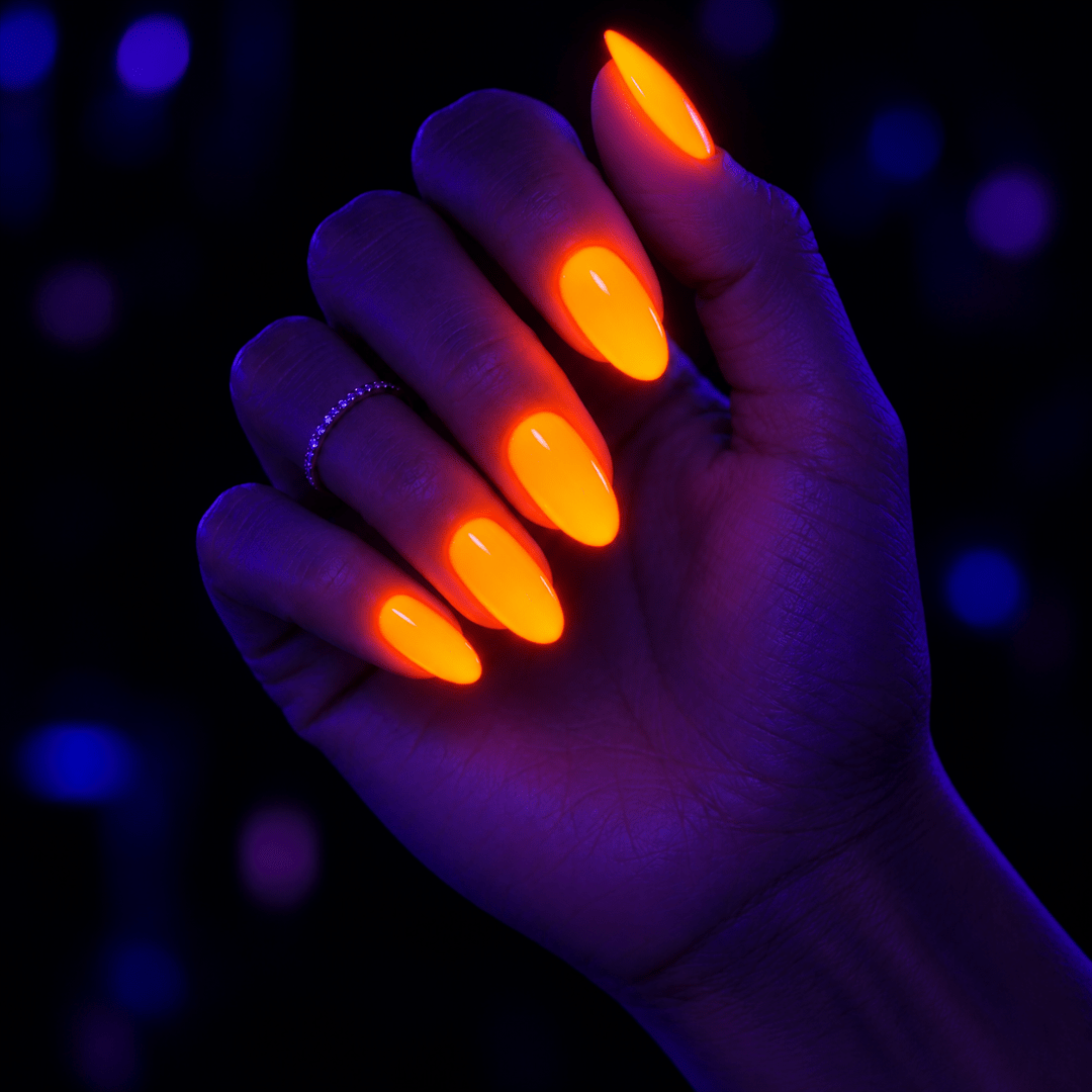 Fluoreszierender Neon Nagellack Orange - TwentyFourParty