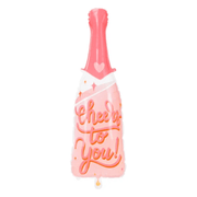 Folienballon Flasche Cheers! - TwentyFourParty