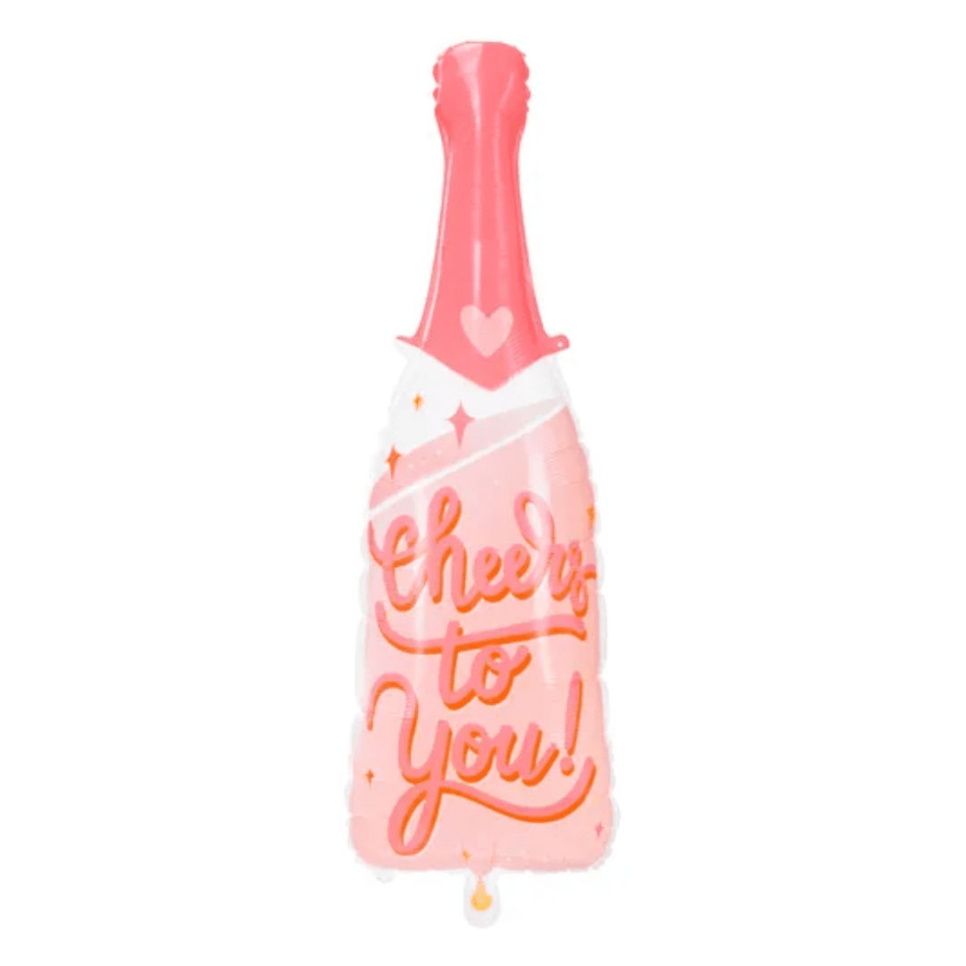 Folienballon Flasche Cheers! - TwentyFourParty