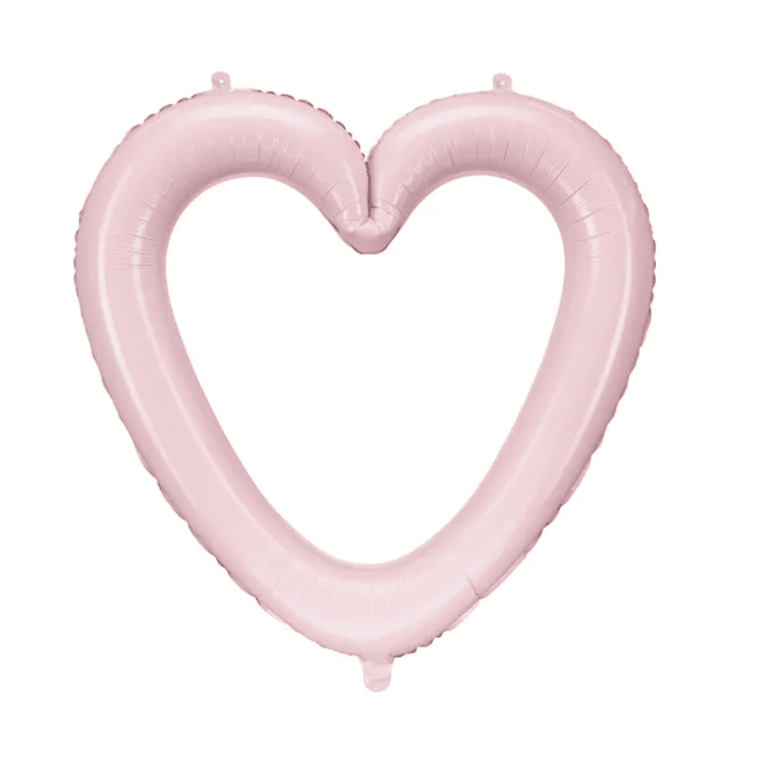 Folienballon Herzform Rosa - TwentyFourParty