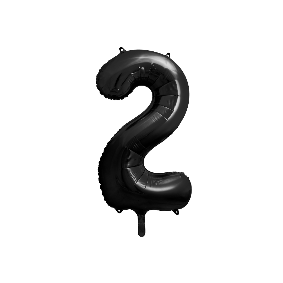 Folienballon Zahl, Metallic - TwentyFourParty