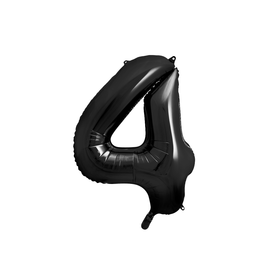 Folienballon Zahl, Metallic - TwentyFourParty
