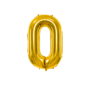 Folienballon Zahl, Metallic - TwentyFourParty