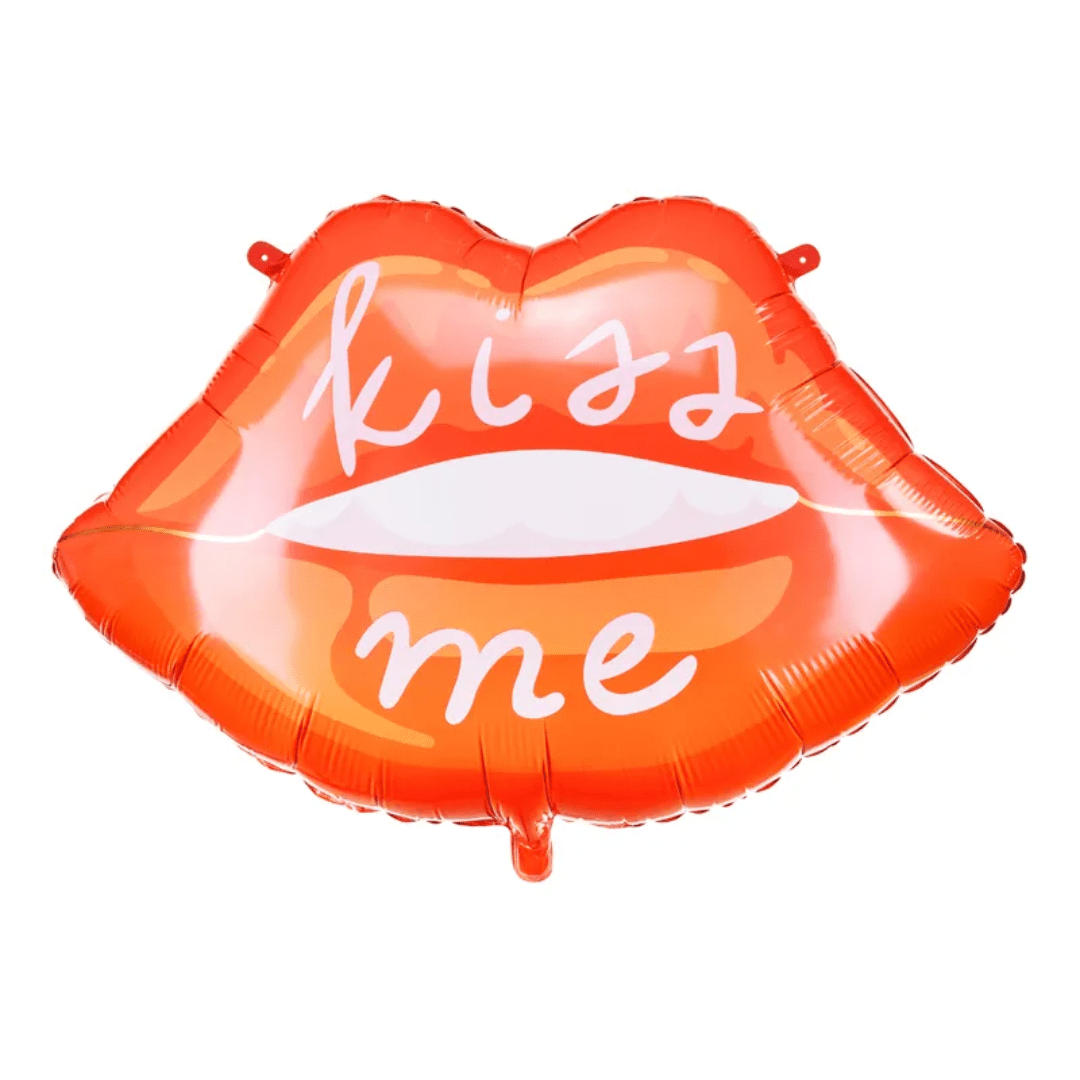 Folienluftballon Kiss Me 86x65 cm - TwentyFourParty